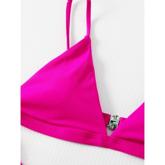 Mile High Clozet Triangle High Cut Bikini Swimsuit - Picture 5 of 6
